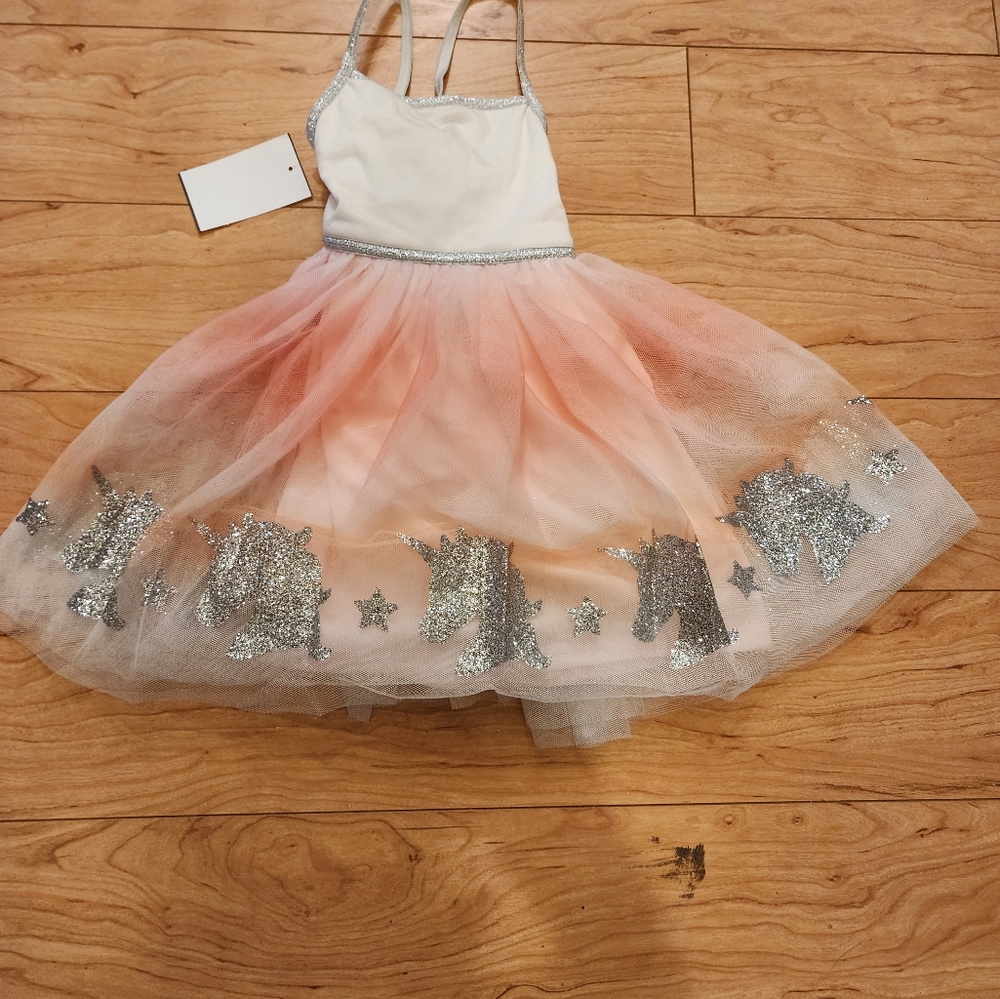 Zunie Girls Unicorn, Tutu dress Ombre Sz, 2T,3T Sz5 NEW